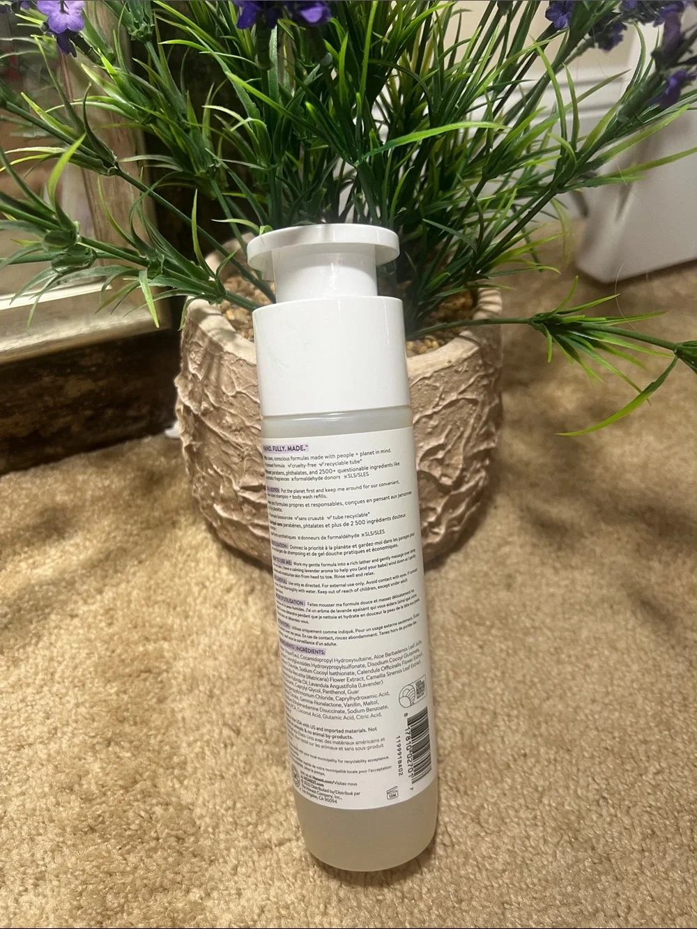 The Honest Company Lavender + Chamomile Shampoo & Body Wash - White, Lavender